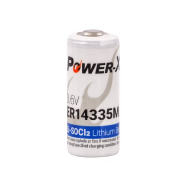Power-Xtra 3.6V ER14335M 2/3AA Size Li-SOCI2 Lithium Battery