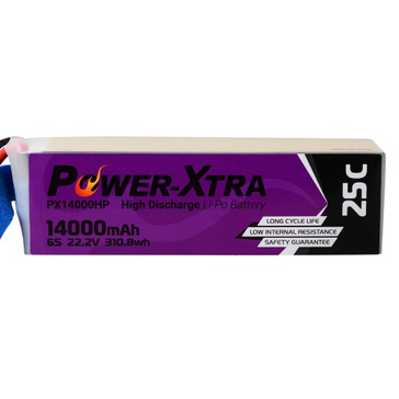 Power-Xtra PX14000HP 22.2V 6S2P 14000 mAh (25C) Li-Polymer Pil