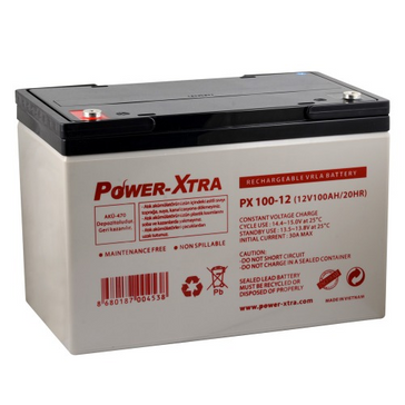 Power-Xtra 12V 100 Ah Sealed Lead Acid Battery