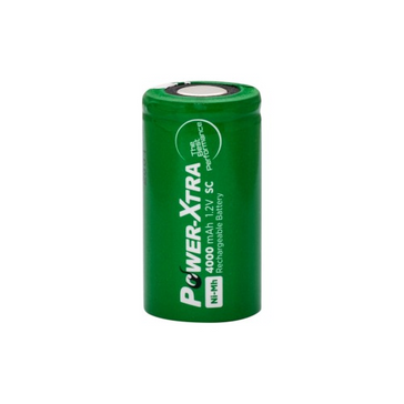 Power-Xtra 1.2V Ni-Mh SC 4000 Mah PVC Rechargeable Battery
