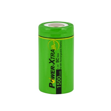 Power-Xtra 1.2V Ni-Mh SC 1500 Mah Rechargeable Battery 