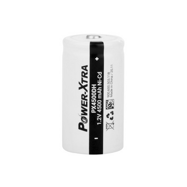 Power-Xtra 1.2V Ni-Cd D Size 4500 Mah Rechargeable Battery with top Head