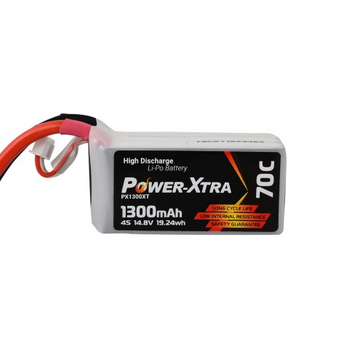 Power-Xtra PX1300XT 14.8V 4S1P 1300 mAh (70C) Li-Po باتری لیتیوم پلیمر