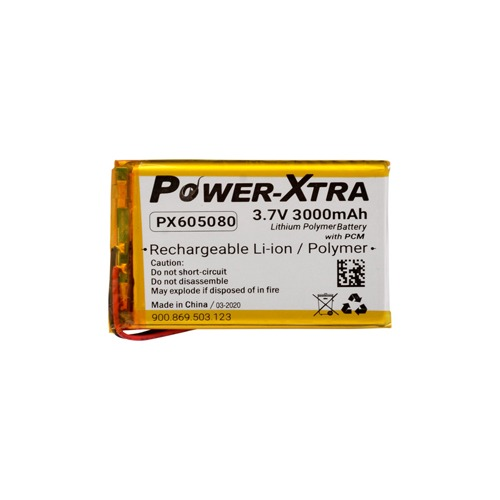 Power-Xtra PX605080 3000 mAh Li-Po باتری لیتیوم پلیمر