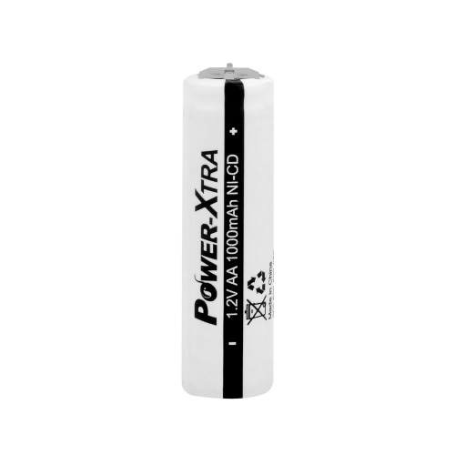 Power-Xtra 1.2V Ni-Cd AA 1000 Mah 2 pins  باتری قابل شارژ نیکل کادمیوم