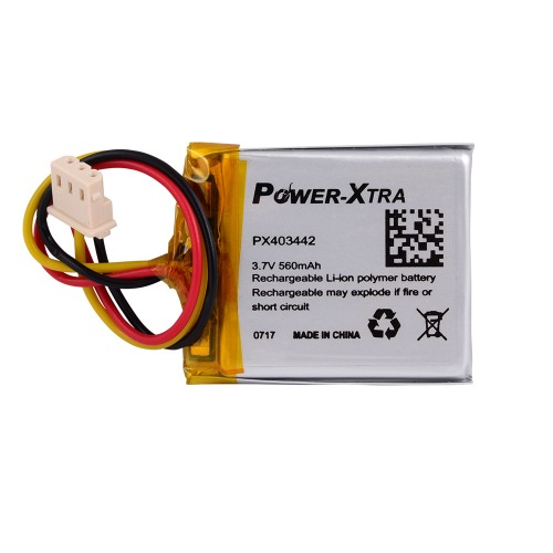 Power-Xtra PX403442  560mAh with connector Li-Polymer Battery