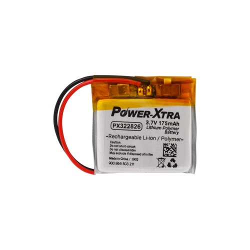 Power-Xtra PX322826 3.7V 175 Mah Li-Polyme Battery with PCM(1.5A)