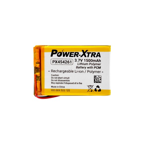 Power-Xtra PX454261 3.7V 1500 Mah Li-Polymer Battery with PCM(1.5A)