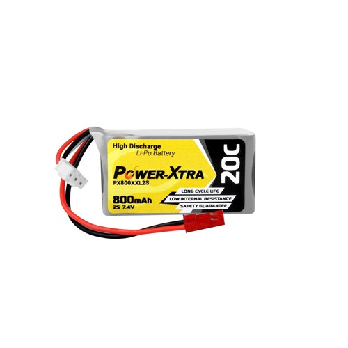 Power-Xtra PX800XXL 7.4V 2S1P 800 mAh (20C) Li-Polymer Batareya