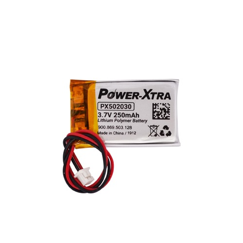 Power-Xtra PX502030 3.7V 250 mAh Li-Polymer Konnektorlu Batareya