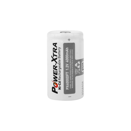 Power-Xtra 1.2V Ni-Cd D Size 4000 Mah Şarjlı Batareya