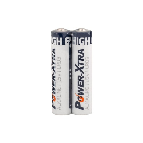 Power-Xtra LR03/AAA Size Alkaline Battery - with 2SH / SHRINK