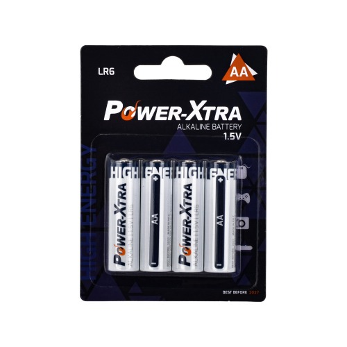 Power-Xtra LR06/AA Size Alkaline Battery - with 4BL / BLISTER