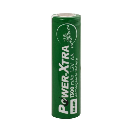 Power-Xtra 1.2V Ni-Mh AA 1300 Mah Şarjlı Kalem Pil (Flat)