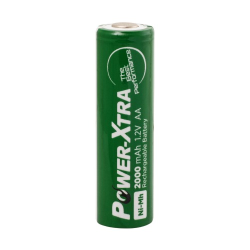 Power-Xtra 1.2V Ni-Mh AA 2000 Mah Şarjlı Kalem Pil (Flat)