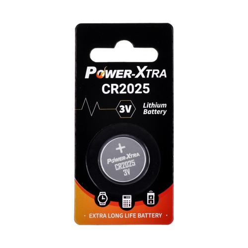 Power-Xtra CR2025 3V Lithium Battery - Single BL