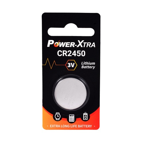 Power-Xtra CR2450 3V Lithium Battery - Single BL