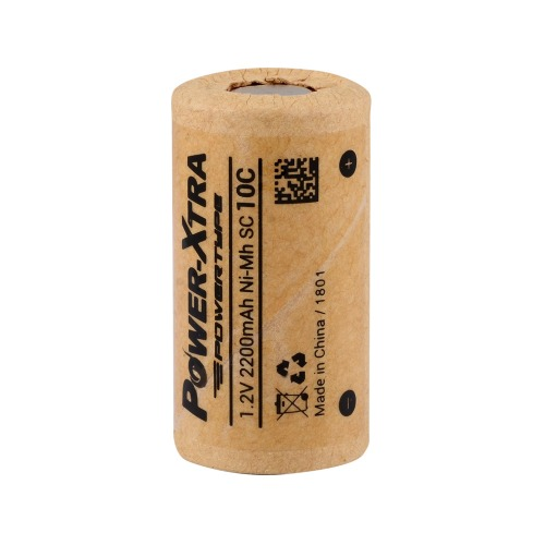 Power-Xtra 1.2V Ni-Mh SC 2200 Mah Power Type Battery (Paper)